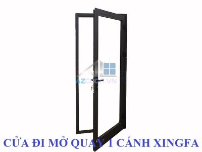CỬA NHÔM XINGFA HỆ CỬA ĐI MỞ QUAY 1 CÁNH