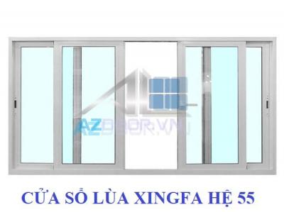 CỬA NHÔM XINGFA HỆ CỬA SỔ LÙA 55