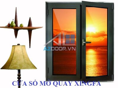 CỬA NHÔM XINGFA HỆ CỬA SỔ MỞ QUAY 55