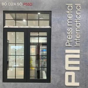 Hệ cửa 55D nhôm Pmi